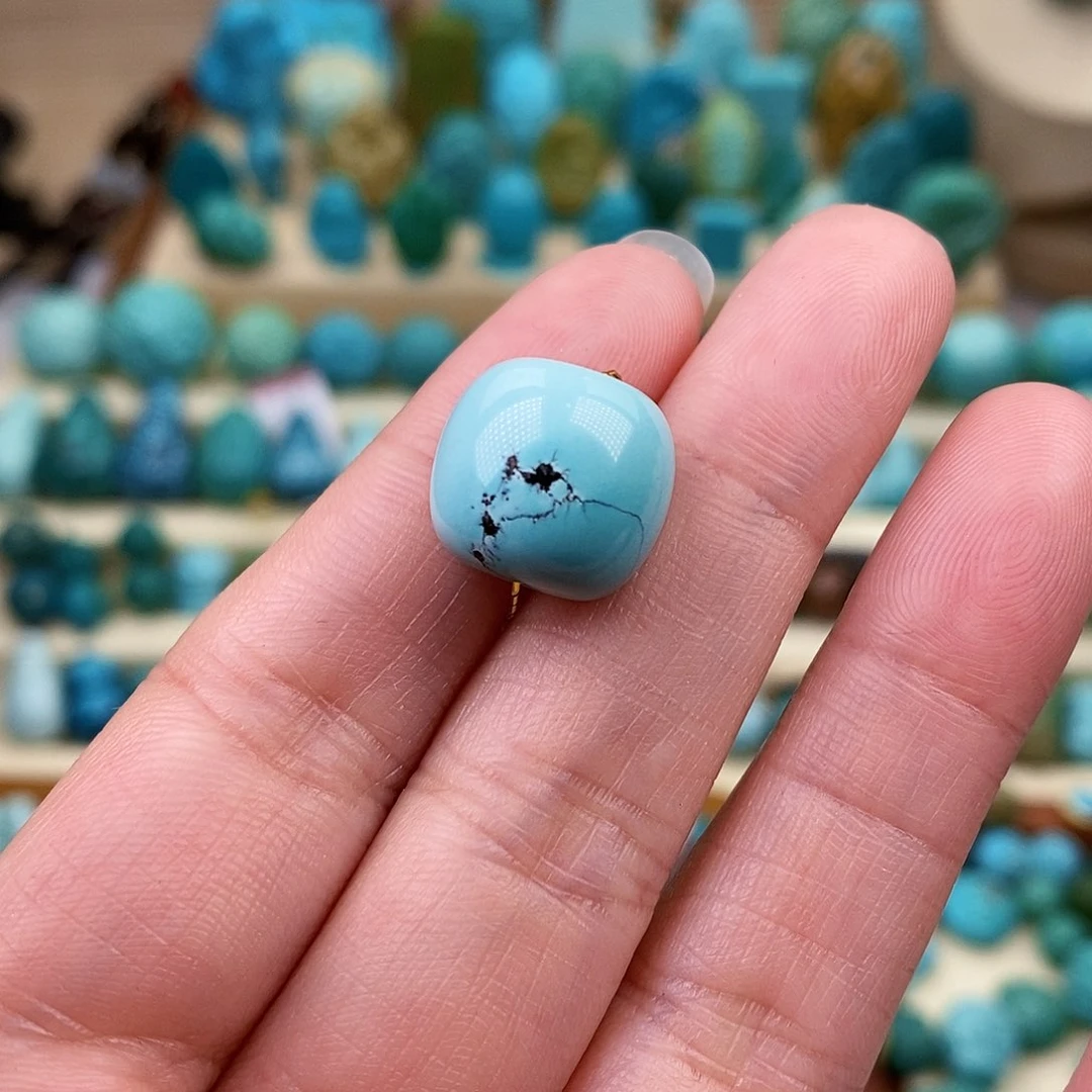 绿松石珠宝奇石未镶嵌