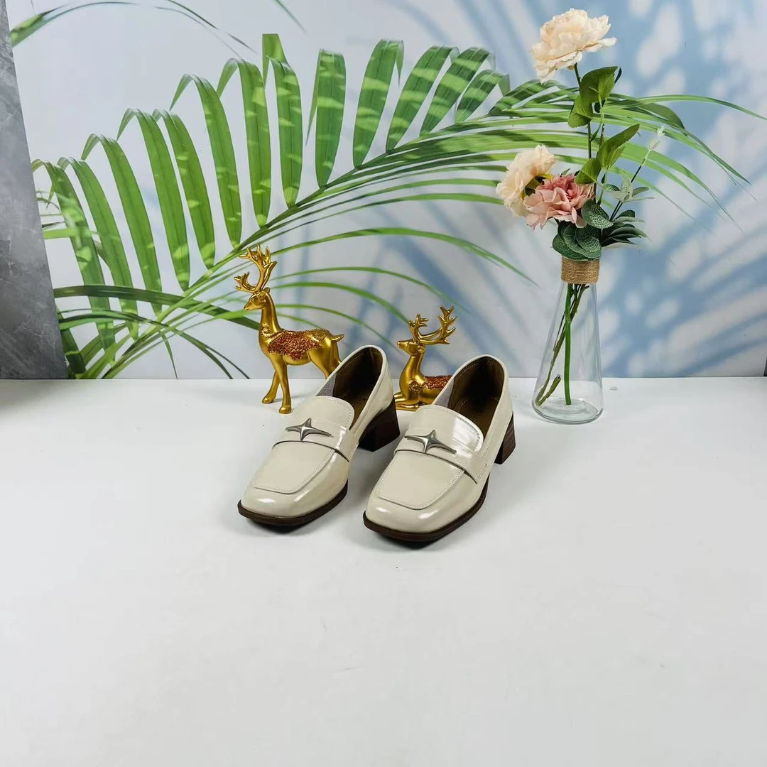 小强家女鞋 芽儿家新款百搭女乐福（Y313-18-1）（W34BYV2581114）