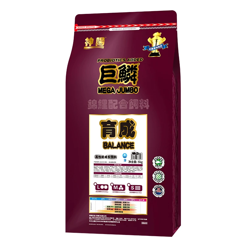 神阳巨鳞锦鲤鱼饲料比赛级锦鲤鱼粮专业增体增色育成观赏鱼食5kg
