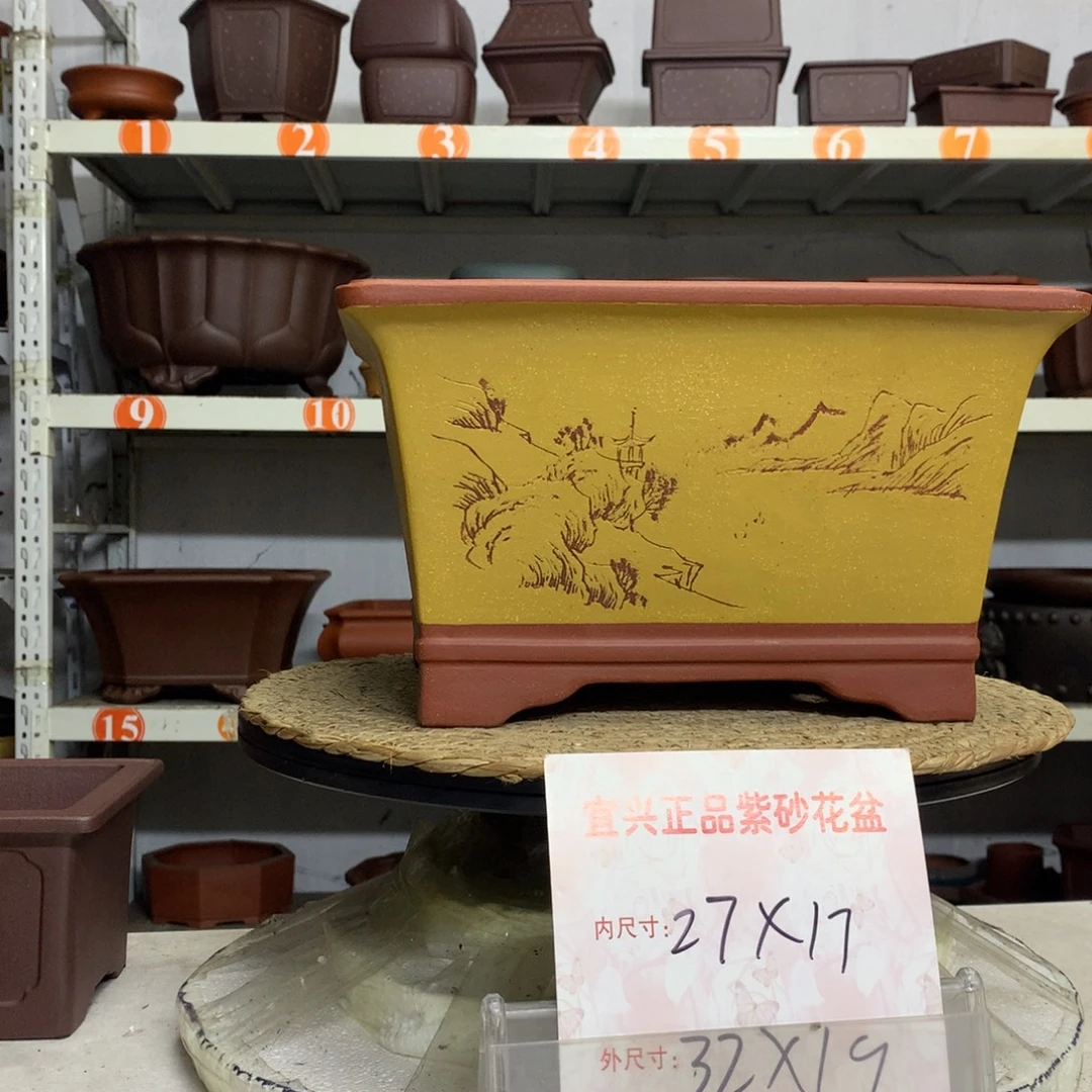 花盆紫砂精品紫砂花盆包邮包邮