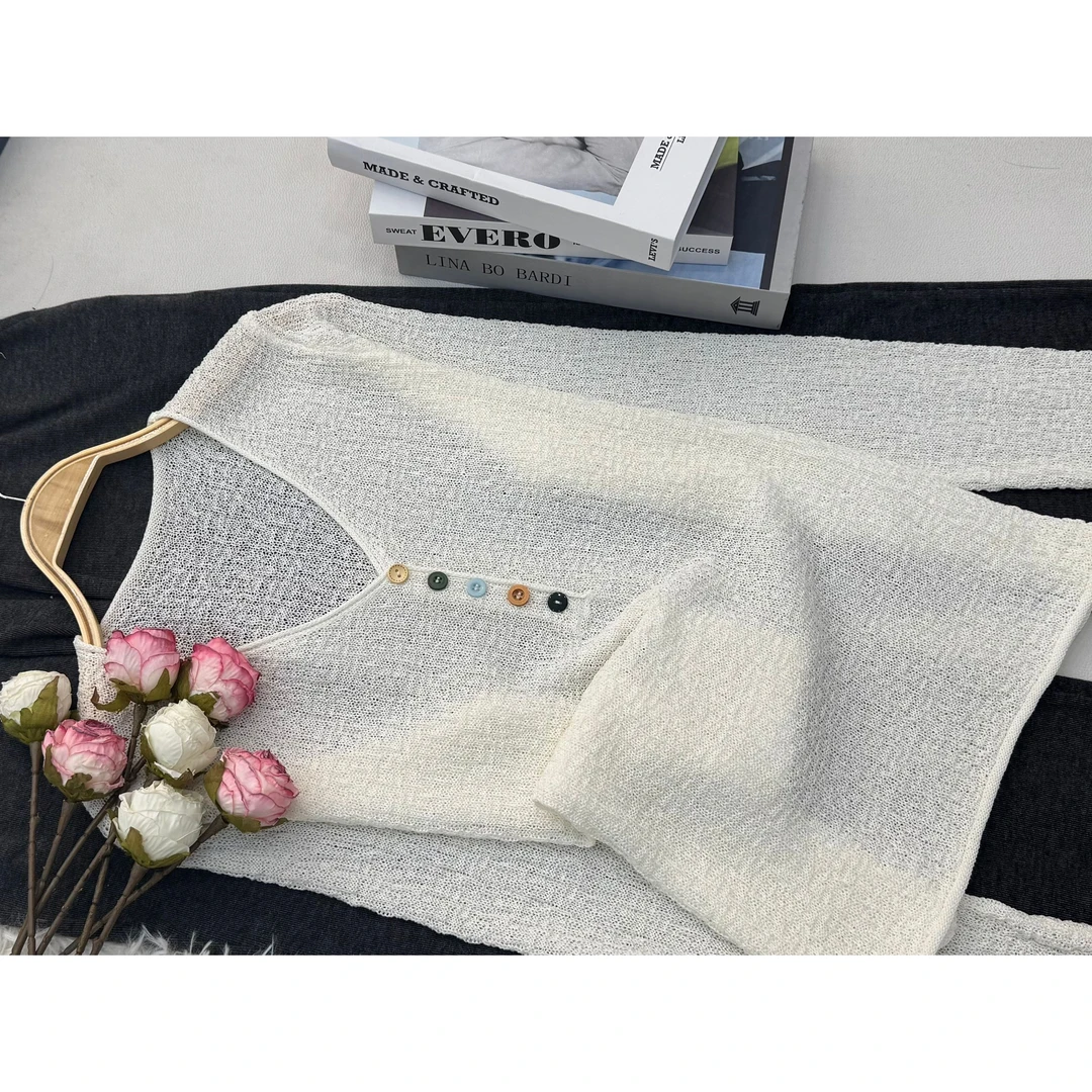 【杏色半开衫】新款百搭时尚宽松长袖上衣QC2747