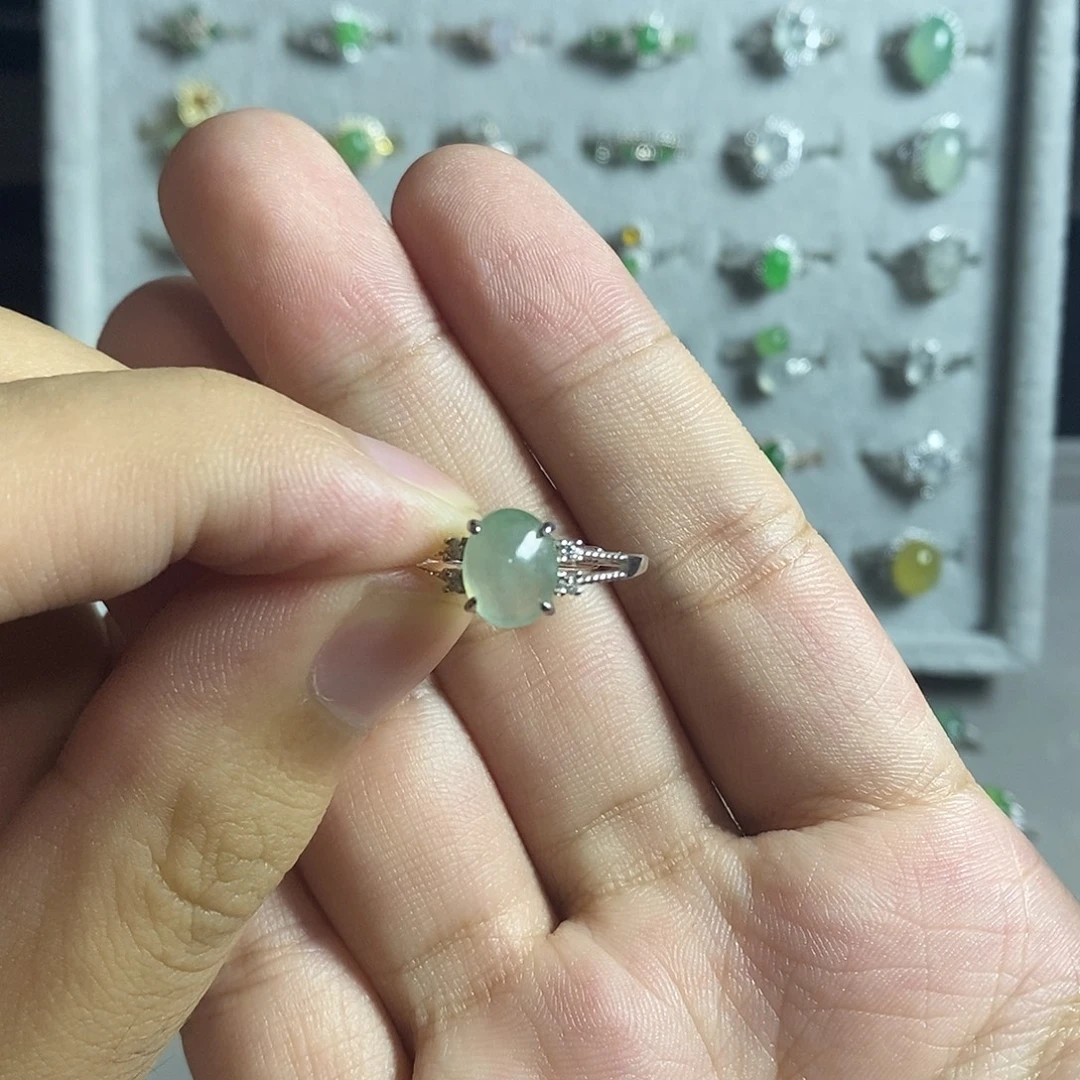 翡翠未镶嵌戒指翡翠戒指10