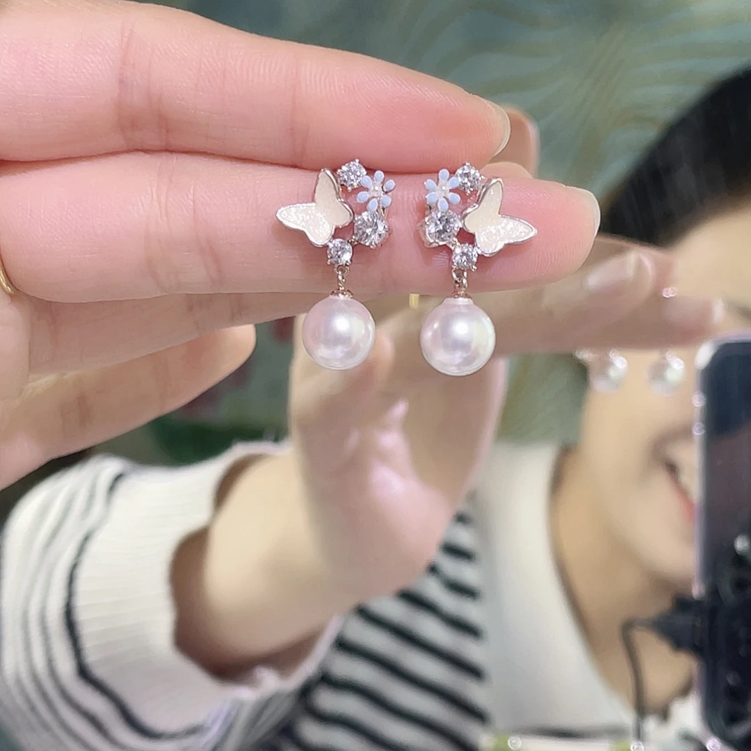 锆石纯铜925银海洋系列短