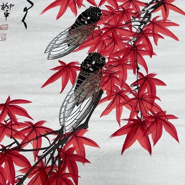 国画手绘国画作品欣赏