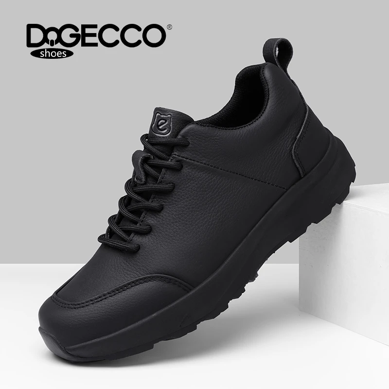DQGECCO爱步特伦旗舰男鞋秋冬季36 37小码休闲鞋45 46大码真皮鞋