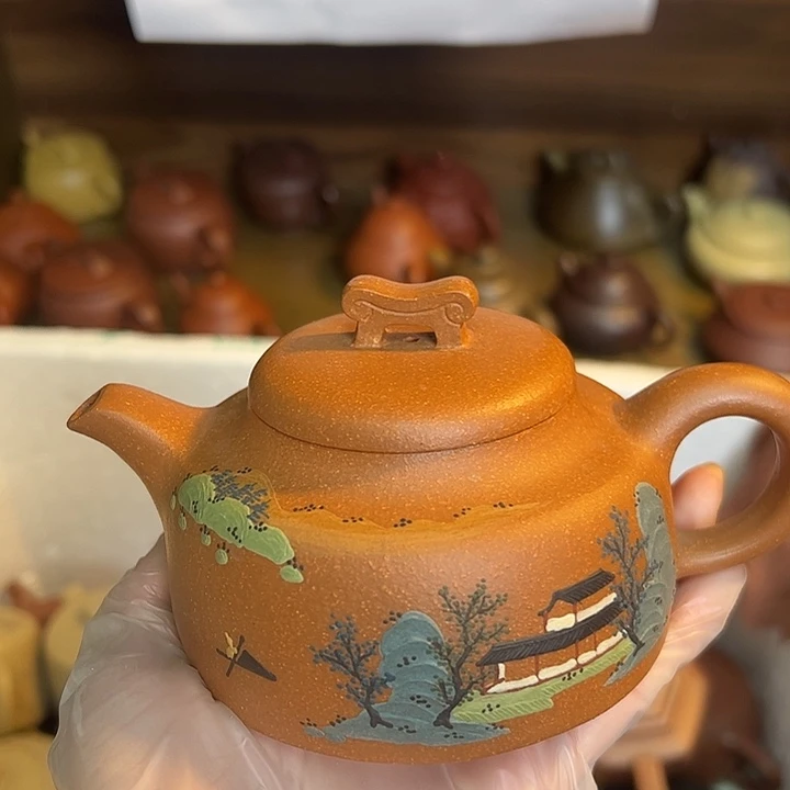 紫砂茶壶宜兴紫砂壶降坡230