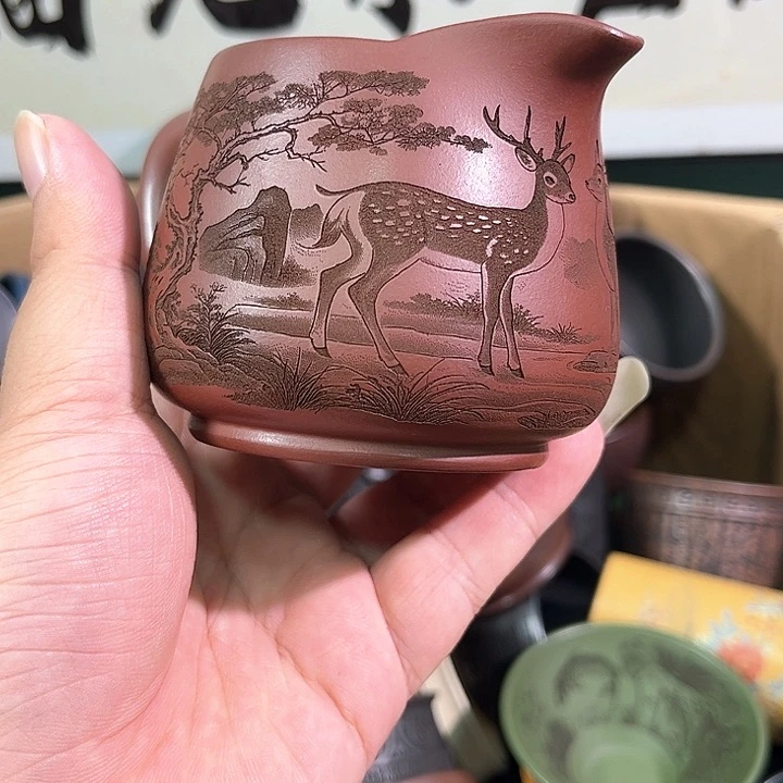 茶杯紫砂全手工紫砂主人杯