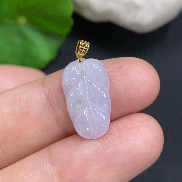 P47-天然A货翡翠-叶子