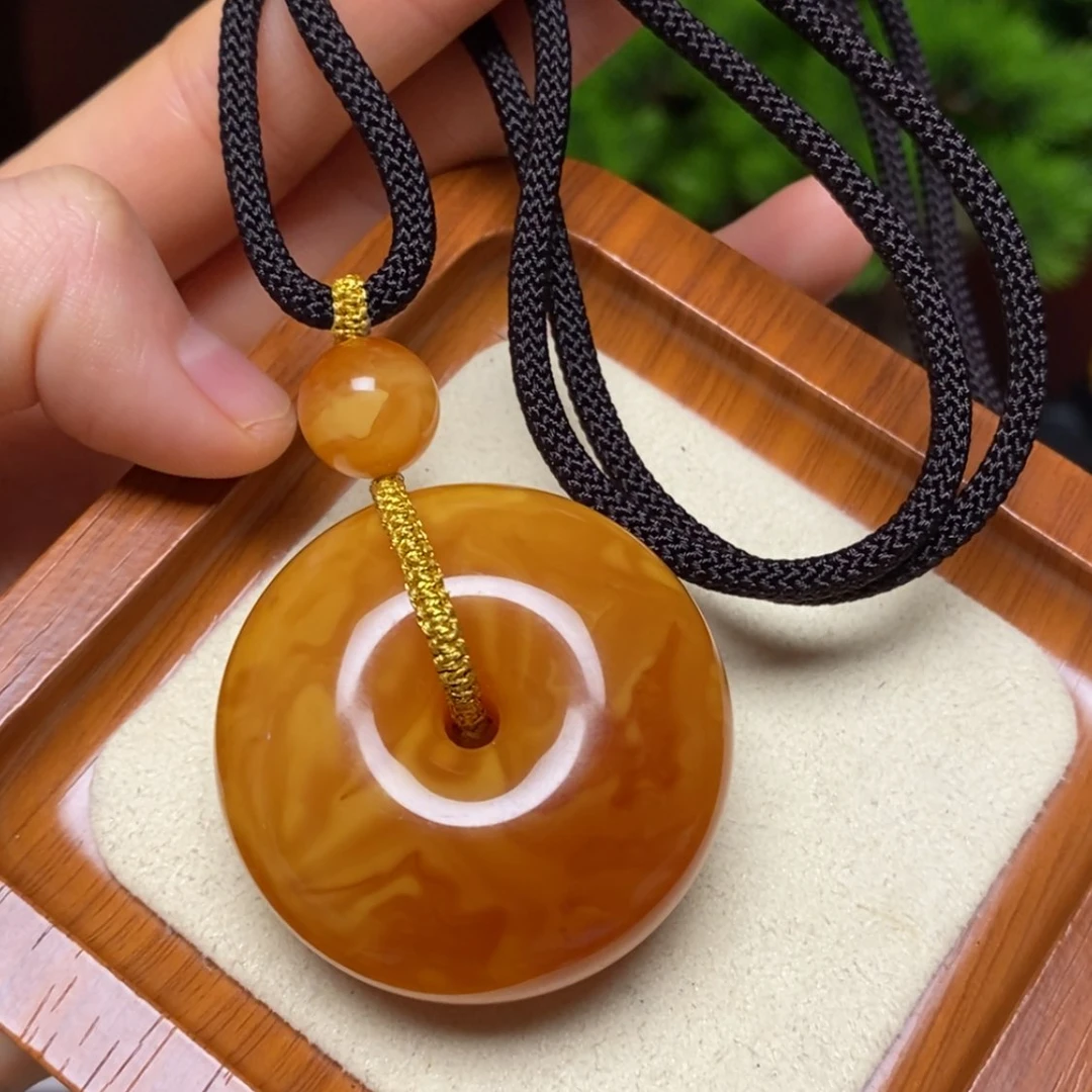 【闪购商品】蜜蜡颈饰未镶嵌项链