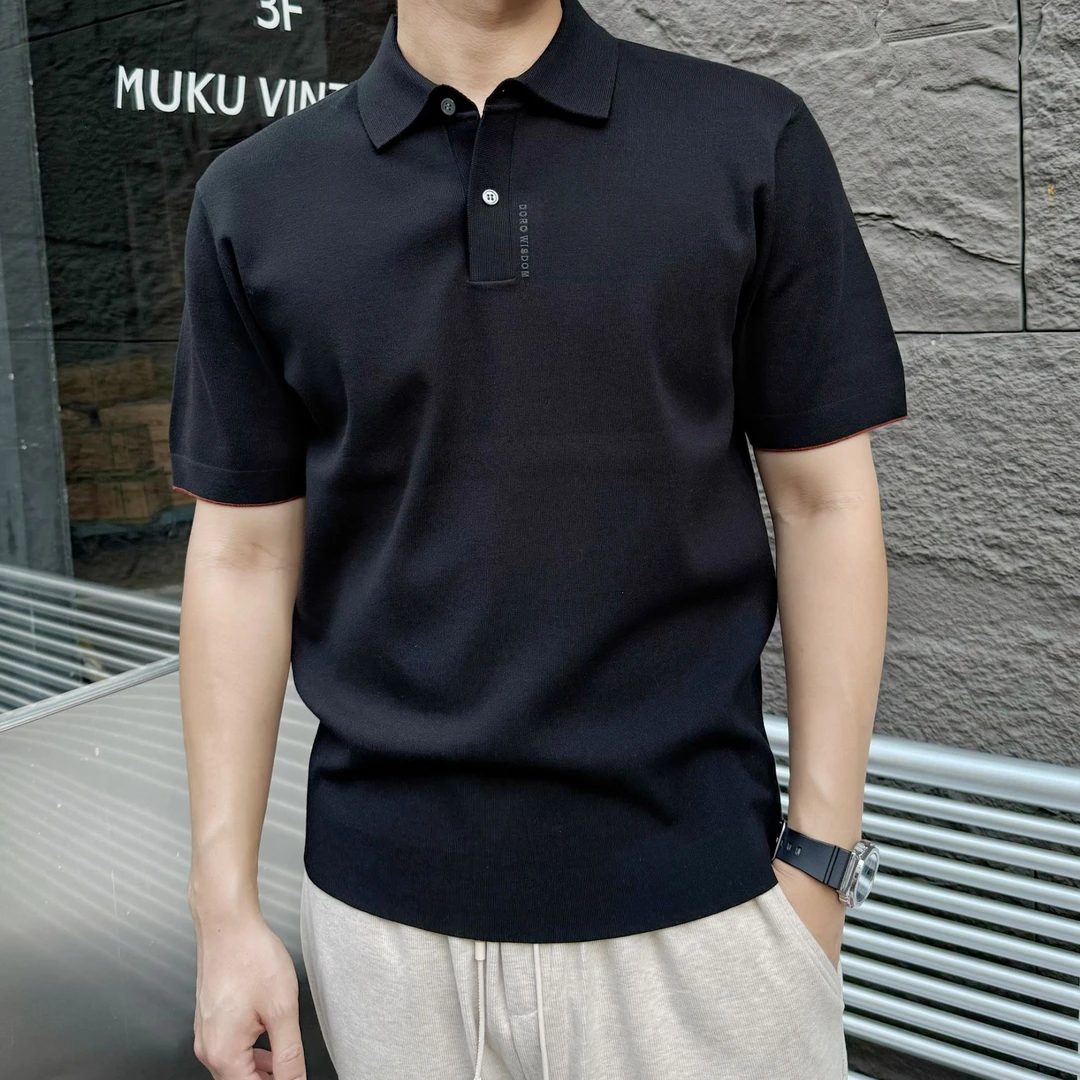 DORC-【破界衫品】新款时尚简约翻领男士秋季短袖-SS25-1721