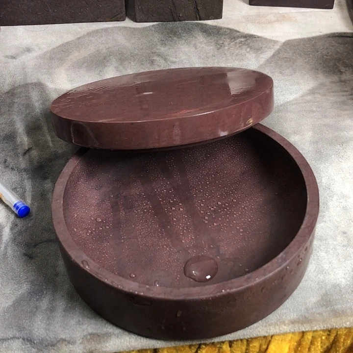 肇庆端砚6寸老宋坑配石盖