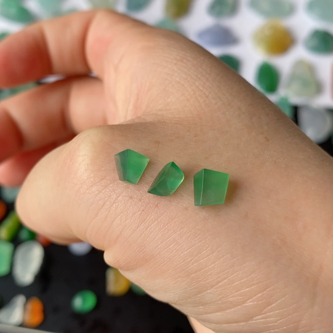 定制翡翠未镶嵌切割面