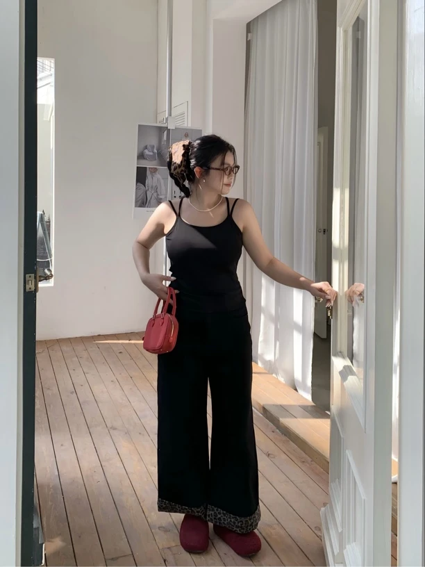 【吊带内搭背心】大码白色吊带内搭带胸垫新款秋冬季内搭吊带背心