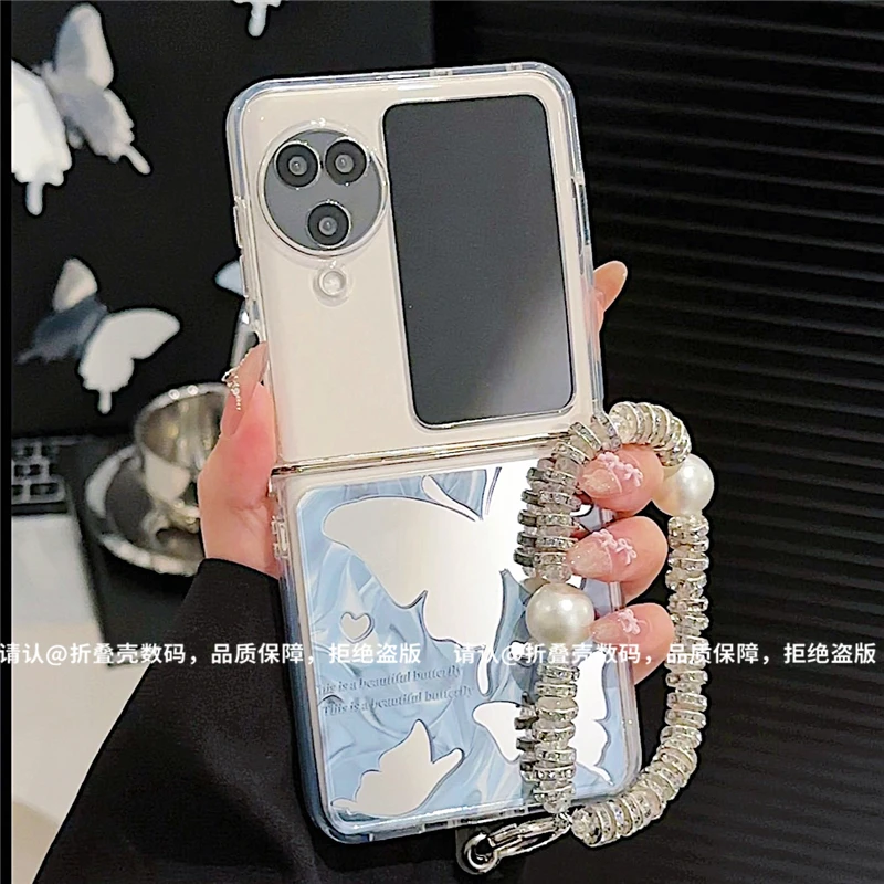 （OPPOfindN3flip系列)折叠镜面适用OPPOfindN3flip手机壳防摔爆款