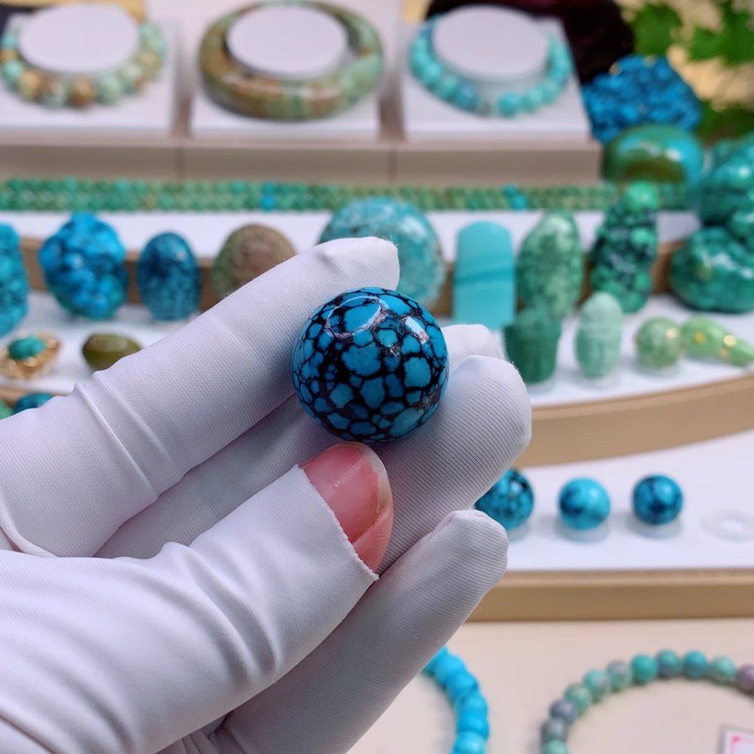 未镶嵌绿松石珠宝奇石