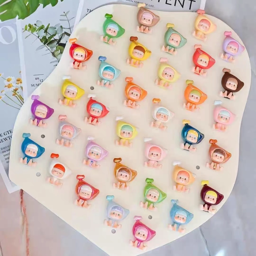 【拆盒】正版不二·蕉小可爱系列潮玩萌粒盲盒摆件装饰挂饰可打孔