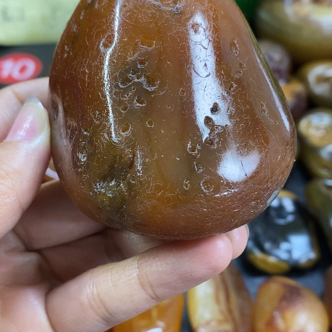 玛瑙/玉髓未镶嵌手把件