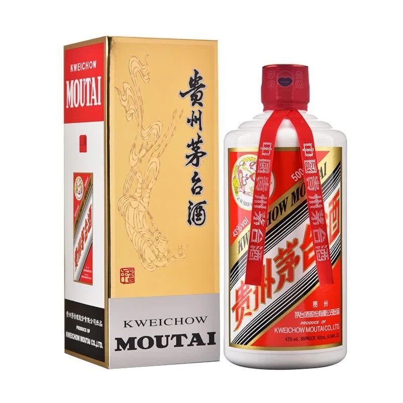 贵州茅台 43度飞天酱香型白酒500ml