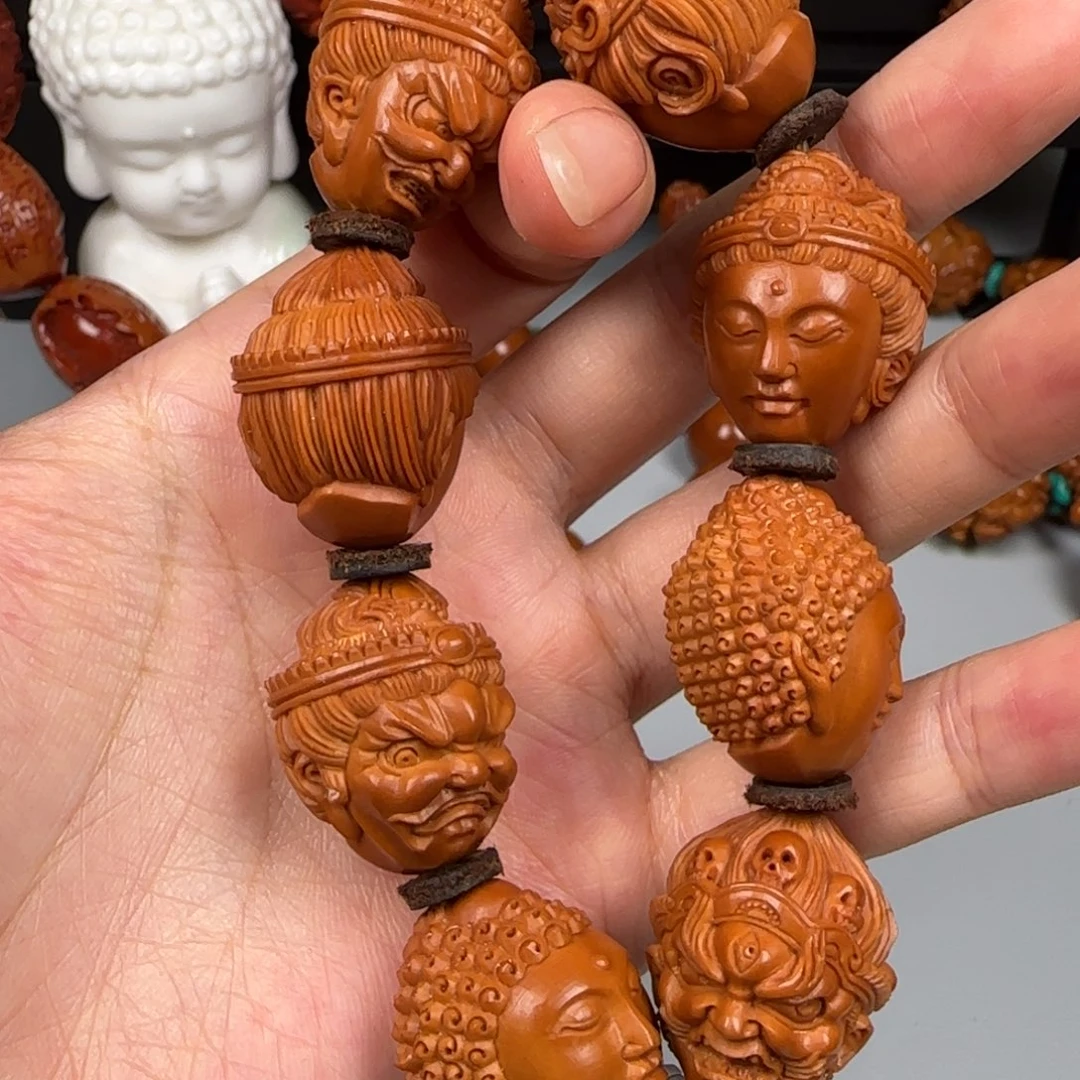 吊坠橄榄核万佛朝宗