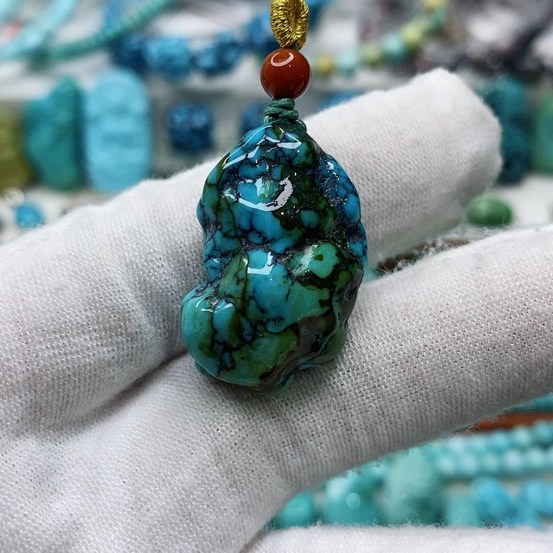 绿松石珠宝奇石未镶嵌