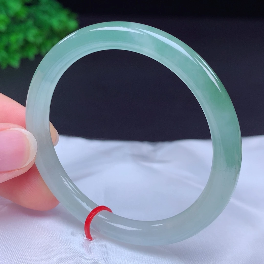 翡翠未镶嵌手镯52圈口682005