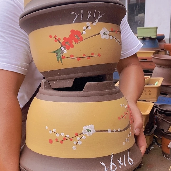 紫砂花盆紫砂花盆