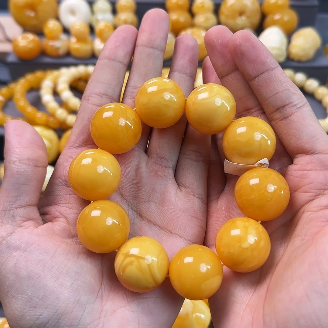 琥珀未镶嵌珠宝奇石25mm
