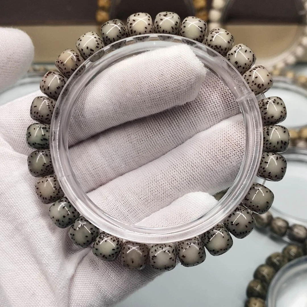 【闪购商品】手串星月菩提9×8一物一图原生态同枝糯冰双留白福利