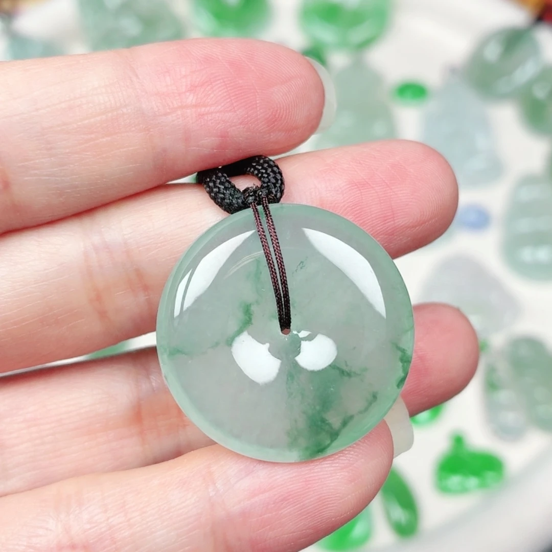 翡翠未镶嵌颈饰缅甸天然A货翡翠