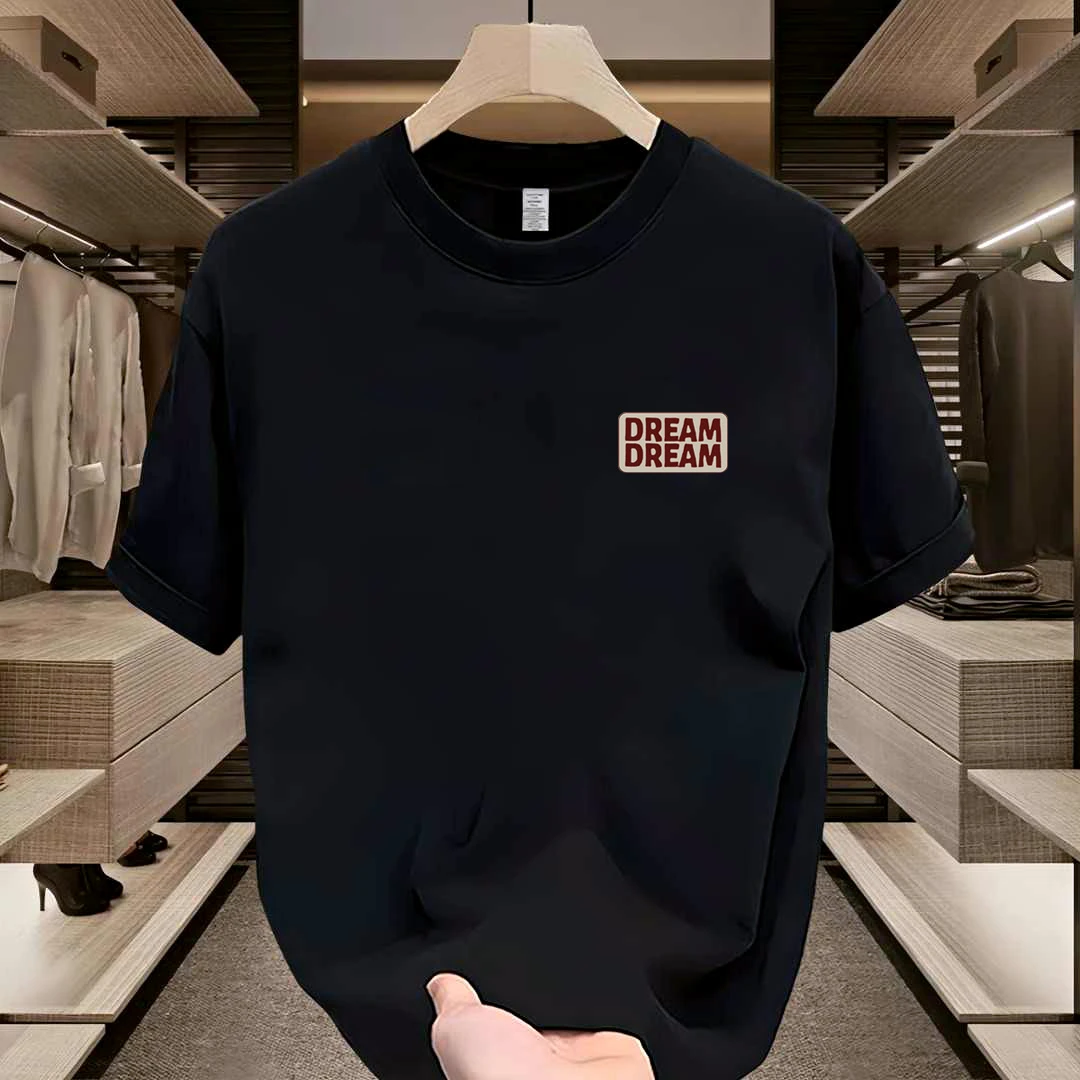 新疆棉纯棉夏季短袖白色t恤重磅宽松男生女士情侣款打底衫半袖T