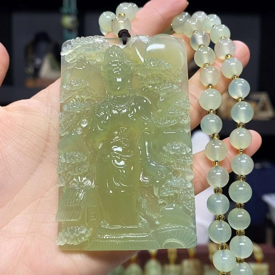 岫玉挂件吊坠手把件戒指未镶嵌