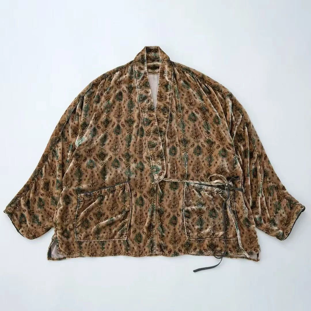 冬冬分享《垒土》081丝绒花汉式开衫