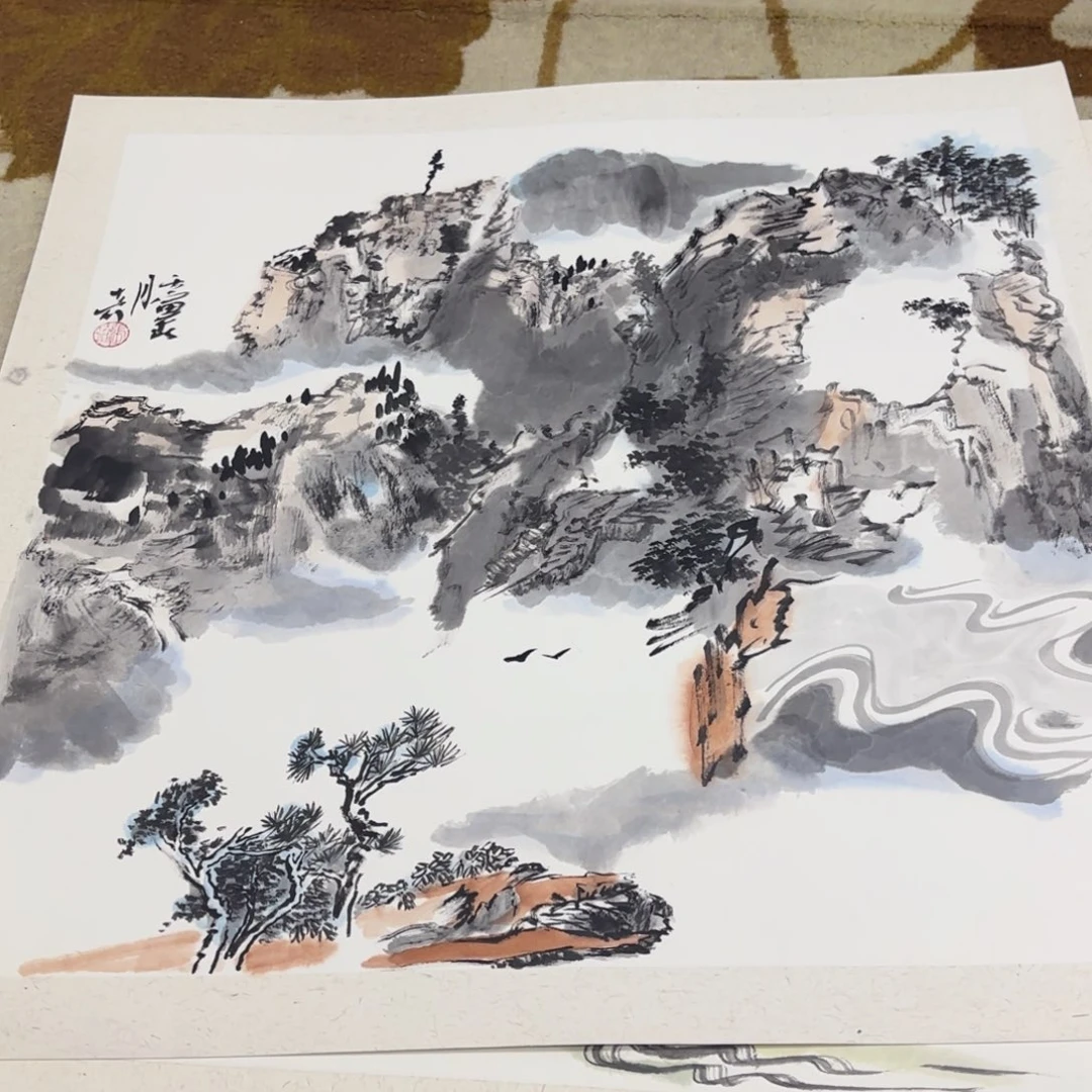 国画68-68卡纸作品艺