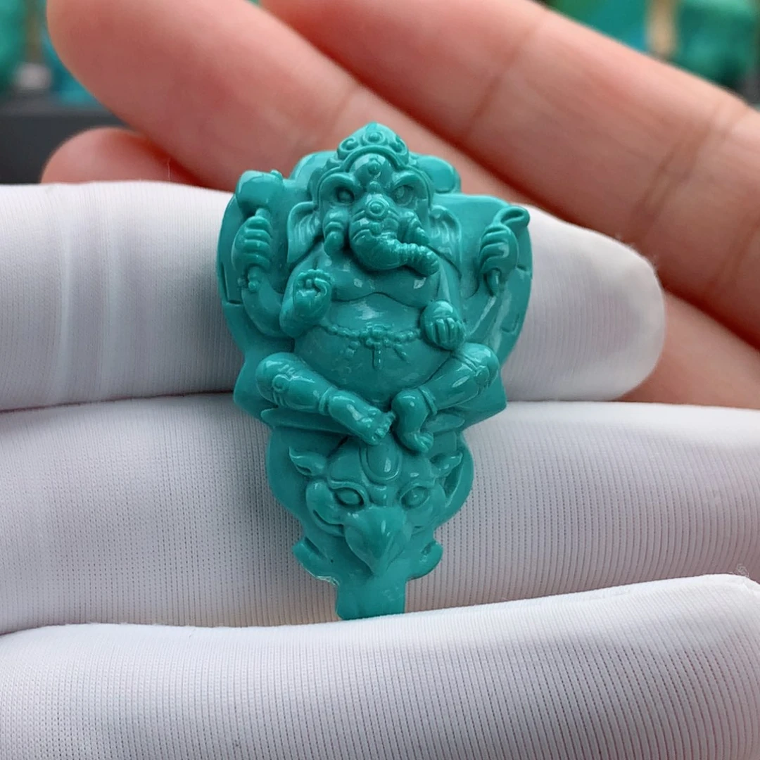 未镶嵌绿松石精品