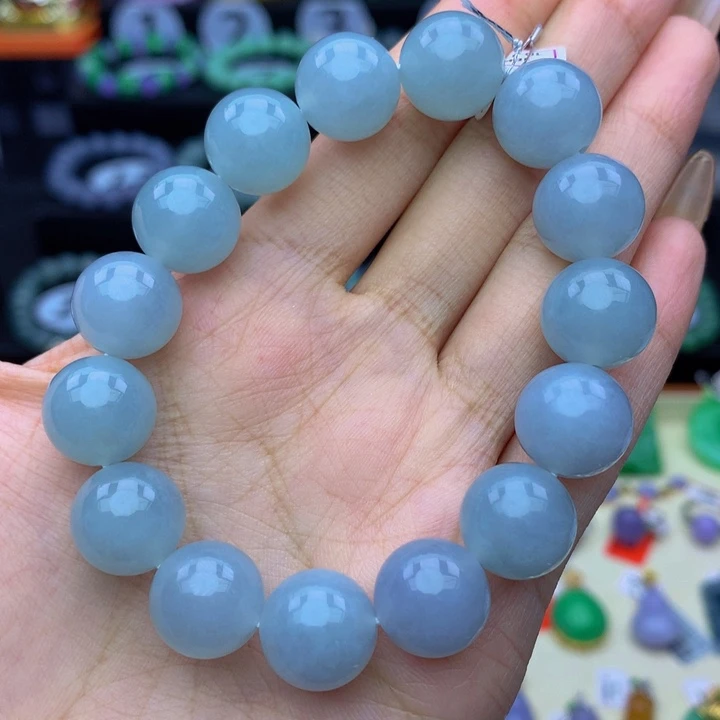 翡翠未镶嵌手链翡翠13