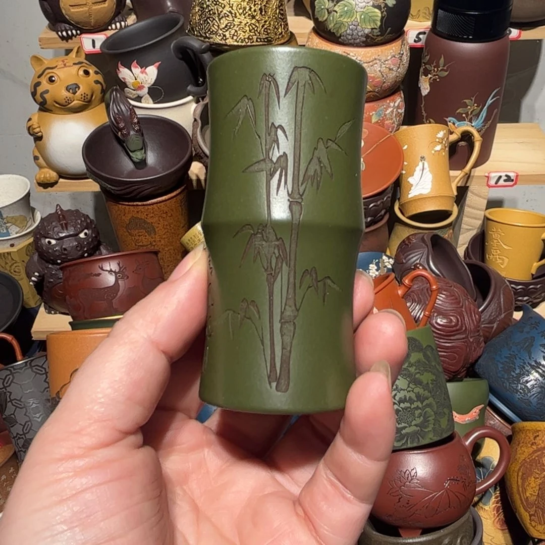 紫砂茶杯宜兴紫砂主人杯