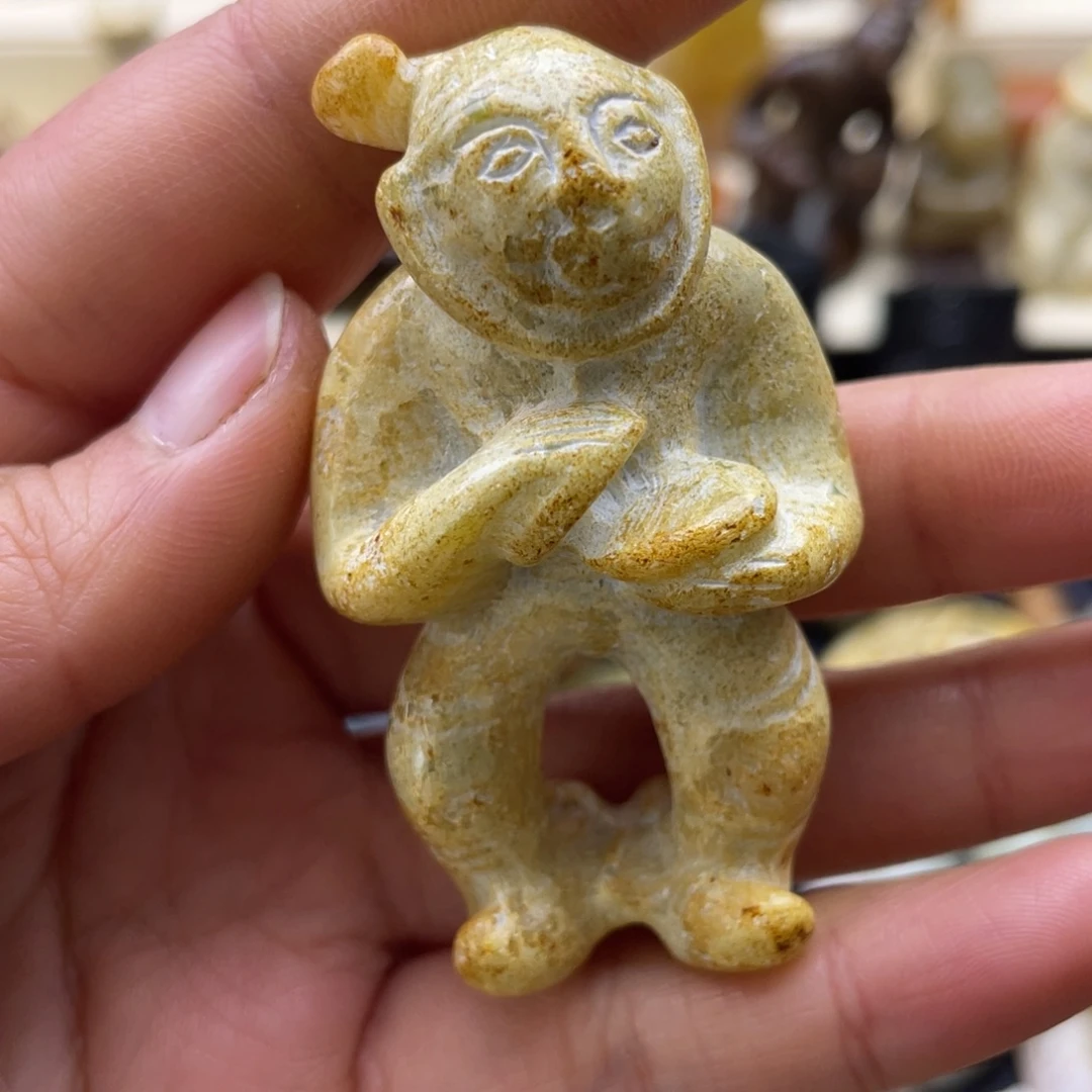 蛇纹石玉未镶嵌颈饰214