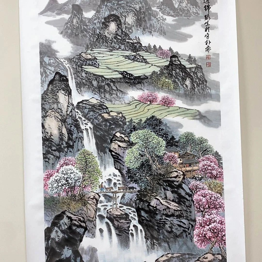 国画刘路生四尺精品佳作