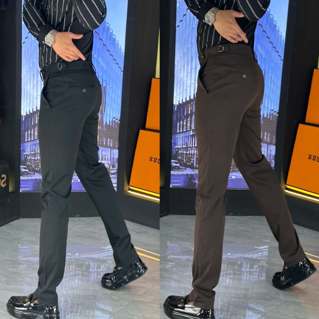 2025男士西裤商务休闲百搭西裤修身显瘦秋季西裤