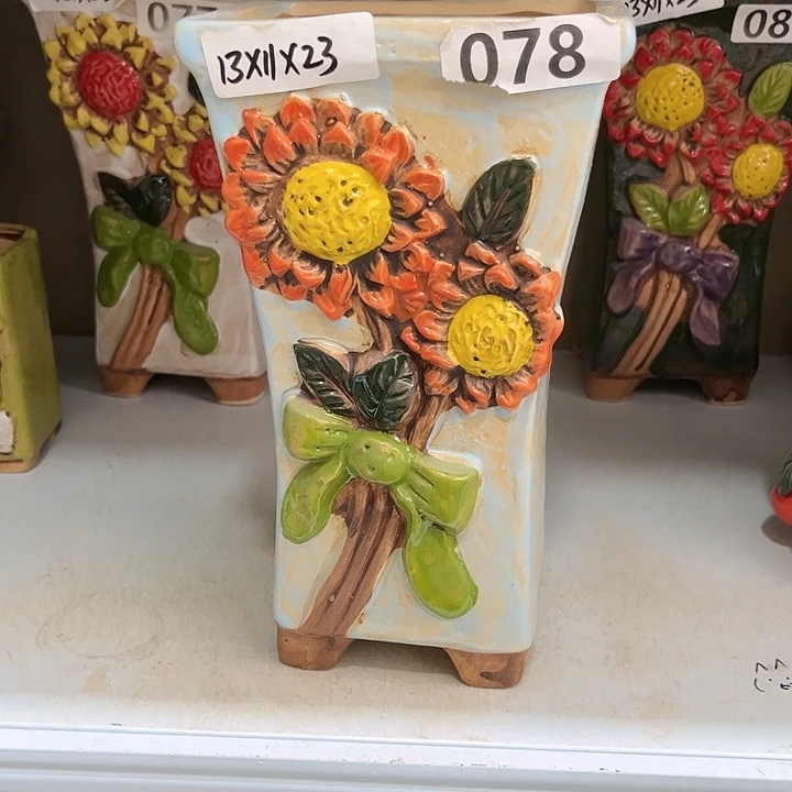 花盆紫砂粗陶材质多肉花盆
