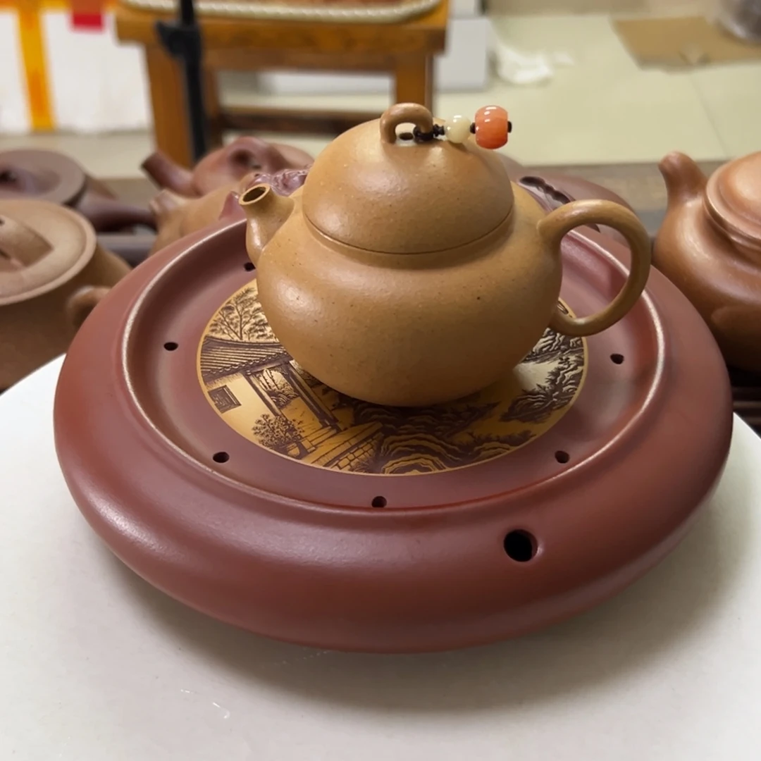 费***）茶壶紫砂老段泥欢喜150