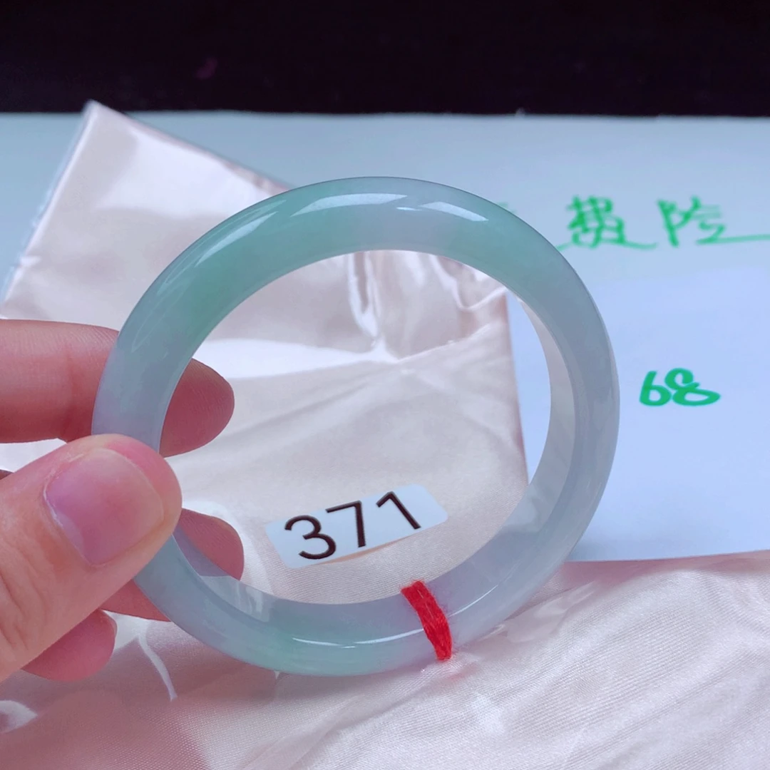 未镶嵌手镯翡翠缅甸天然A货翡翠手镯55.1