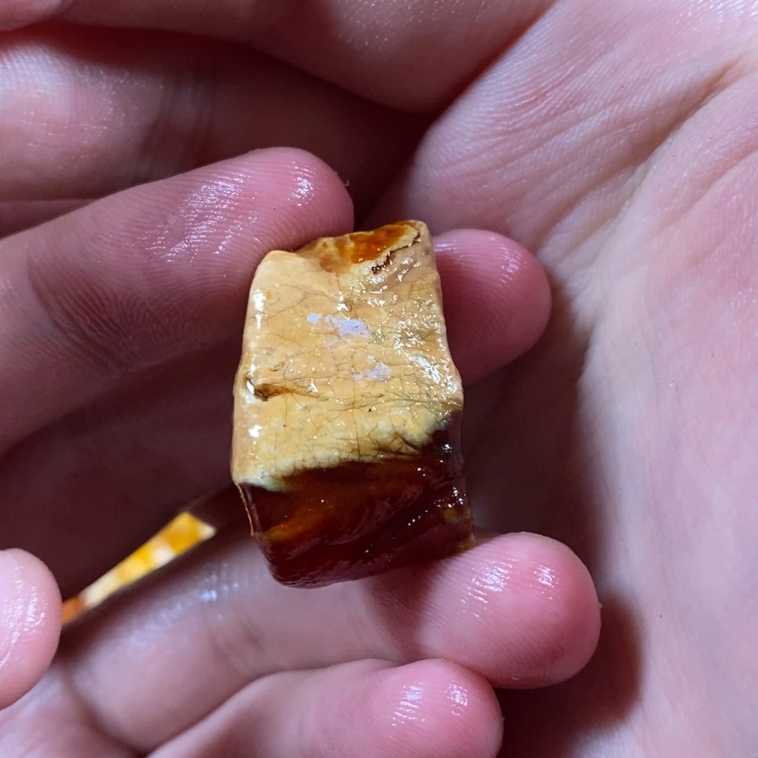 定制琥珀未镶嵌撩*琥珀蜜蜡原石定制