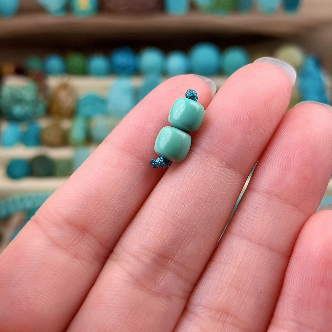 未镶嵌绿松石珠宝奇石6.5