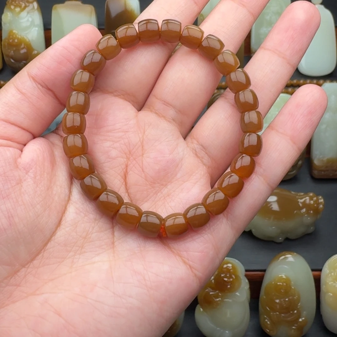 和田玉未镶嵌手串