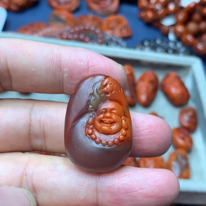 吊坠(不含链)未镶嵌南红玛瑙