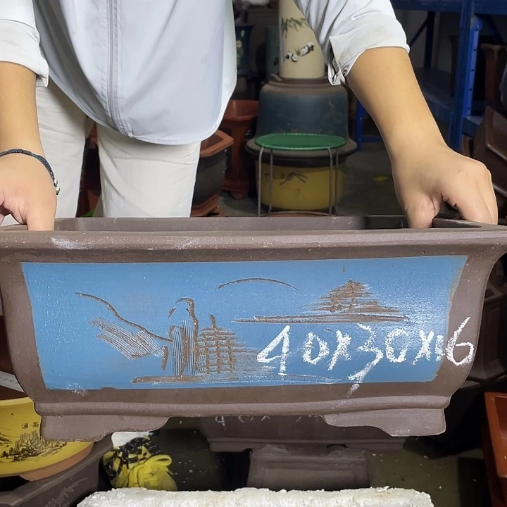 40蓝马槽花盆花盆花盆