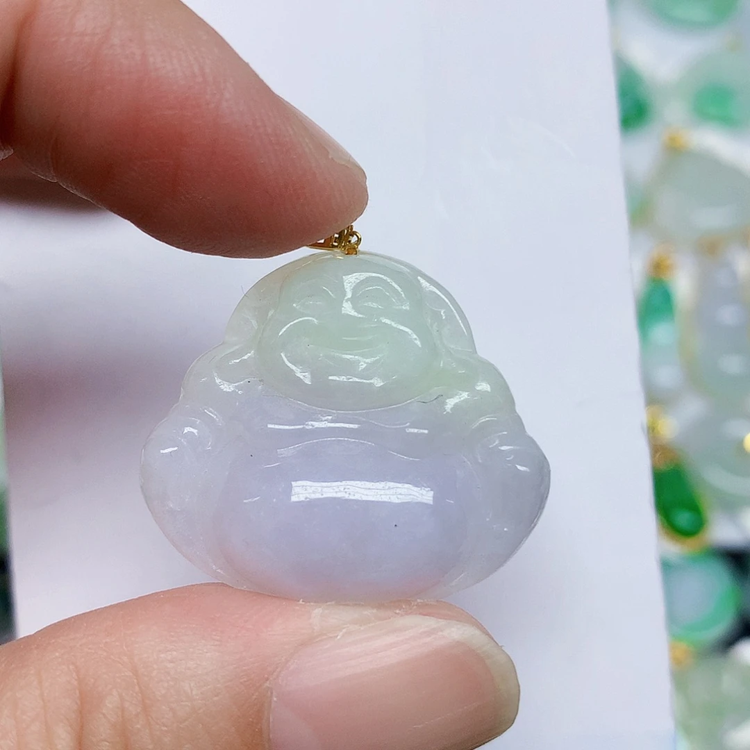 翡翠未镶嵌颈饰3456788