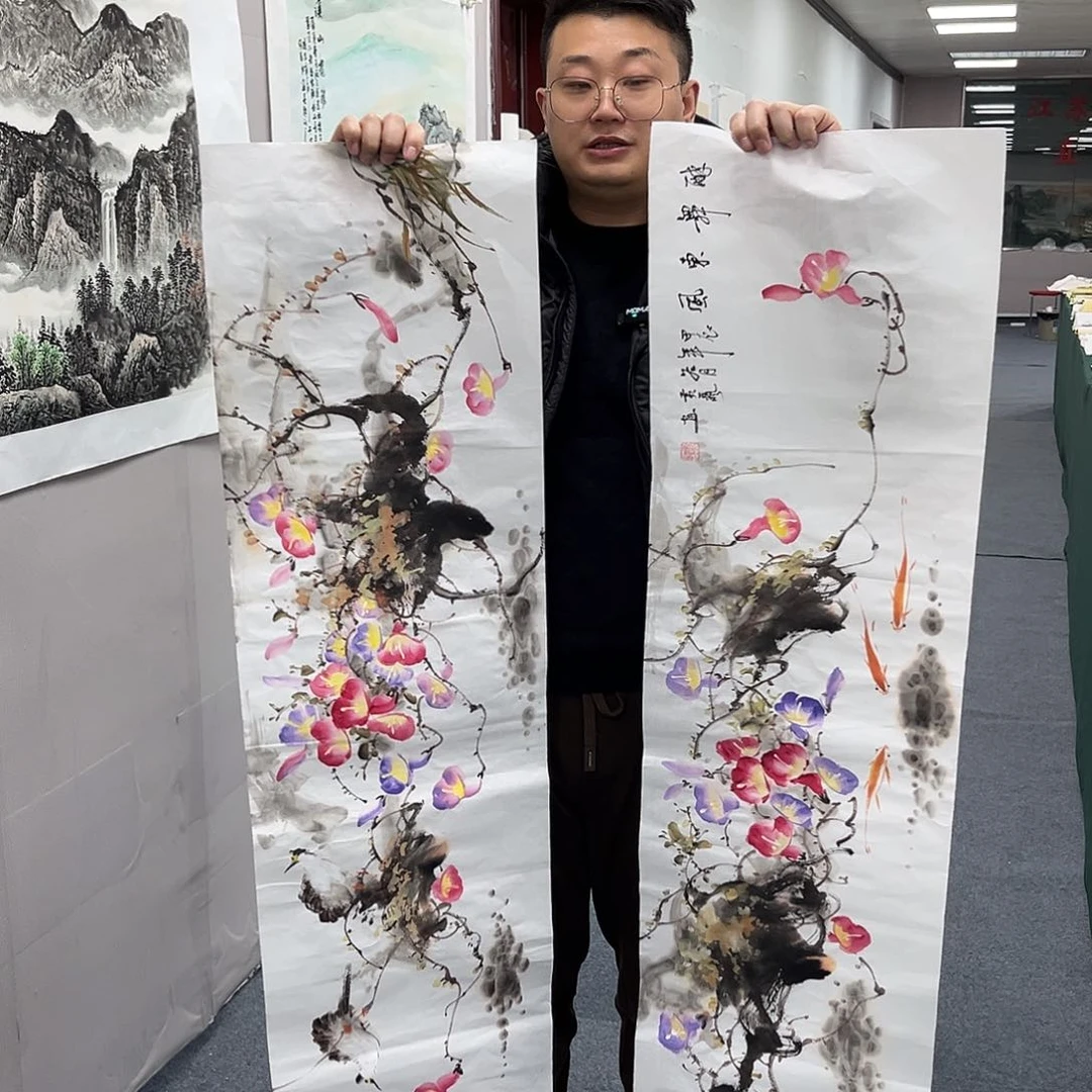 国画宣纸国画纯手绘作品