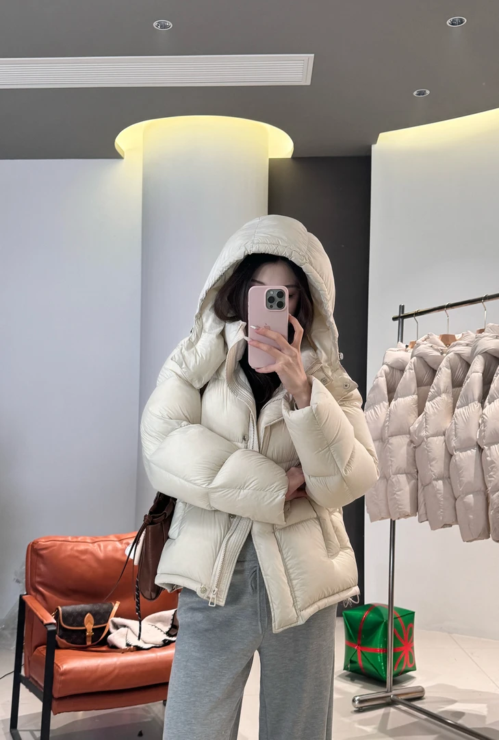 升级带帽新标90白鸭绒女款韩版休闲羽绒服百搭02